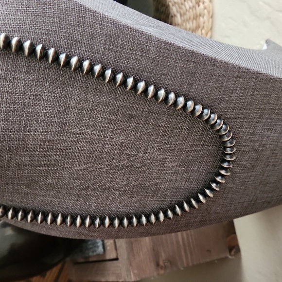 Stunning NWOT Native American Handmade Sterling Navajo Pearl Necklace 🩶🎁 - Picture 4 of 13